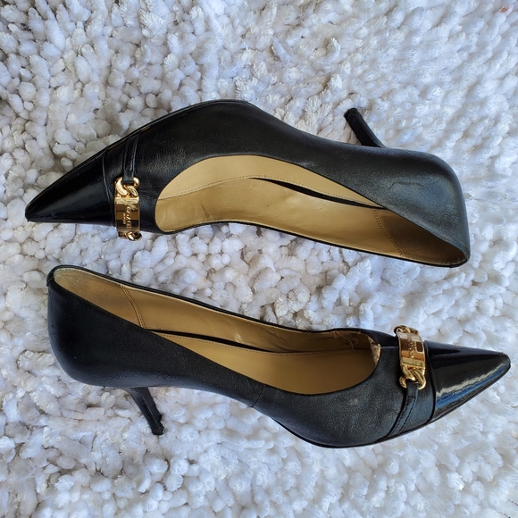 Coach Shoes - COACH Bowery Pointy Toe Kitten Pump Used
